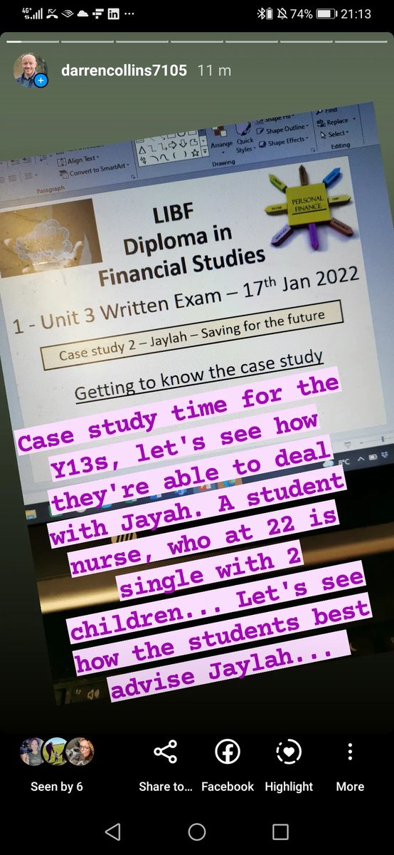 mrcollinsfinanz's tweet photo. The year 13s getting their financial case study work fully under way, let's see if they are able to fully understand their client before making any suggestions... #Finance #compoundedgrowth
#socialmedia #Financialeducation #libf #RVLearning https://t.co/hxjUpJPV3k