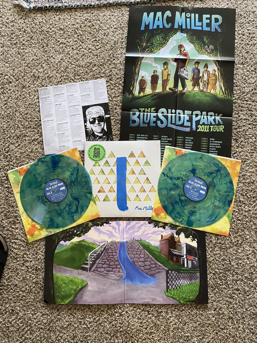 Mac Miller Blue slide park Double Vinyle