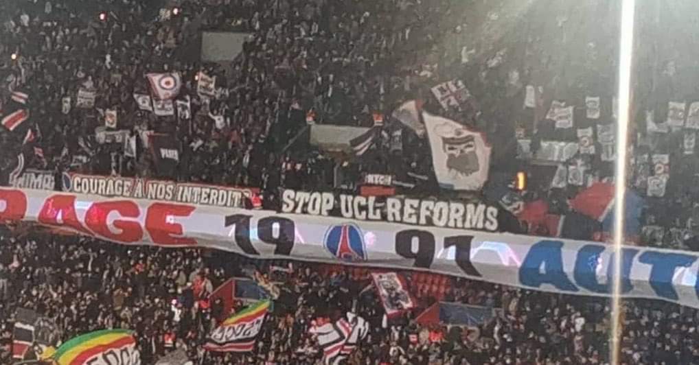 Co_Ultras_Paris's tweet photo. #stopUCLreforms
@FansEurope @ChampionsLeague
@A_N_Supporters https://t.co/ztTBFgTOpk
