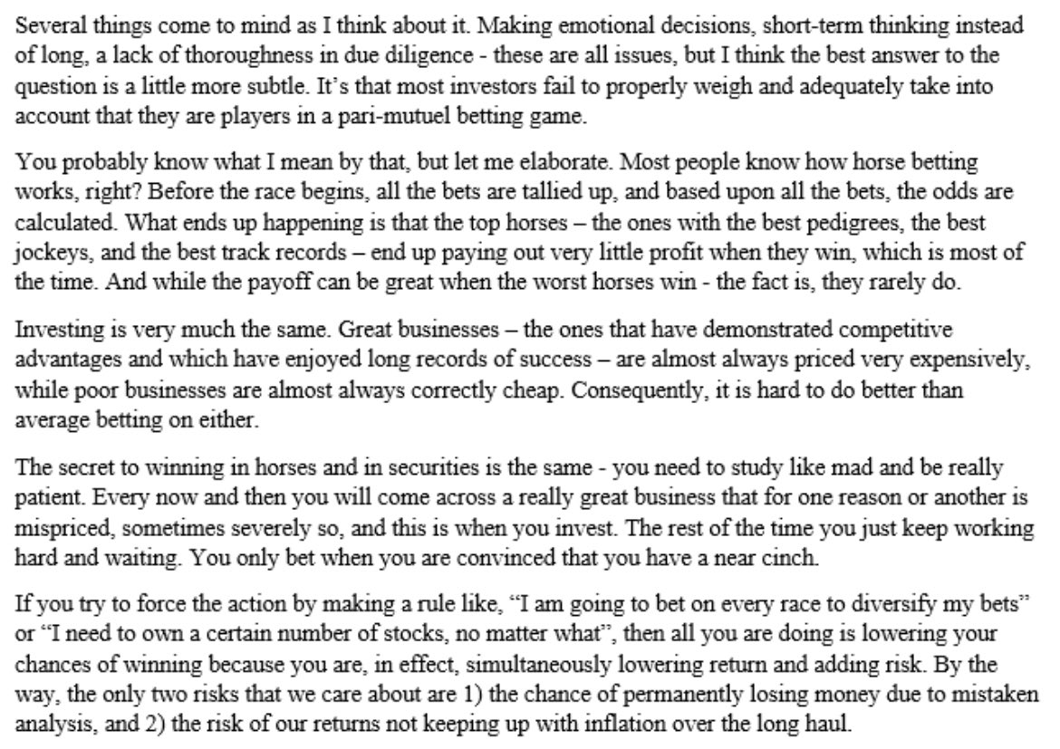 Mark Massey on the biggest mistake investors make