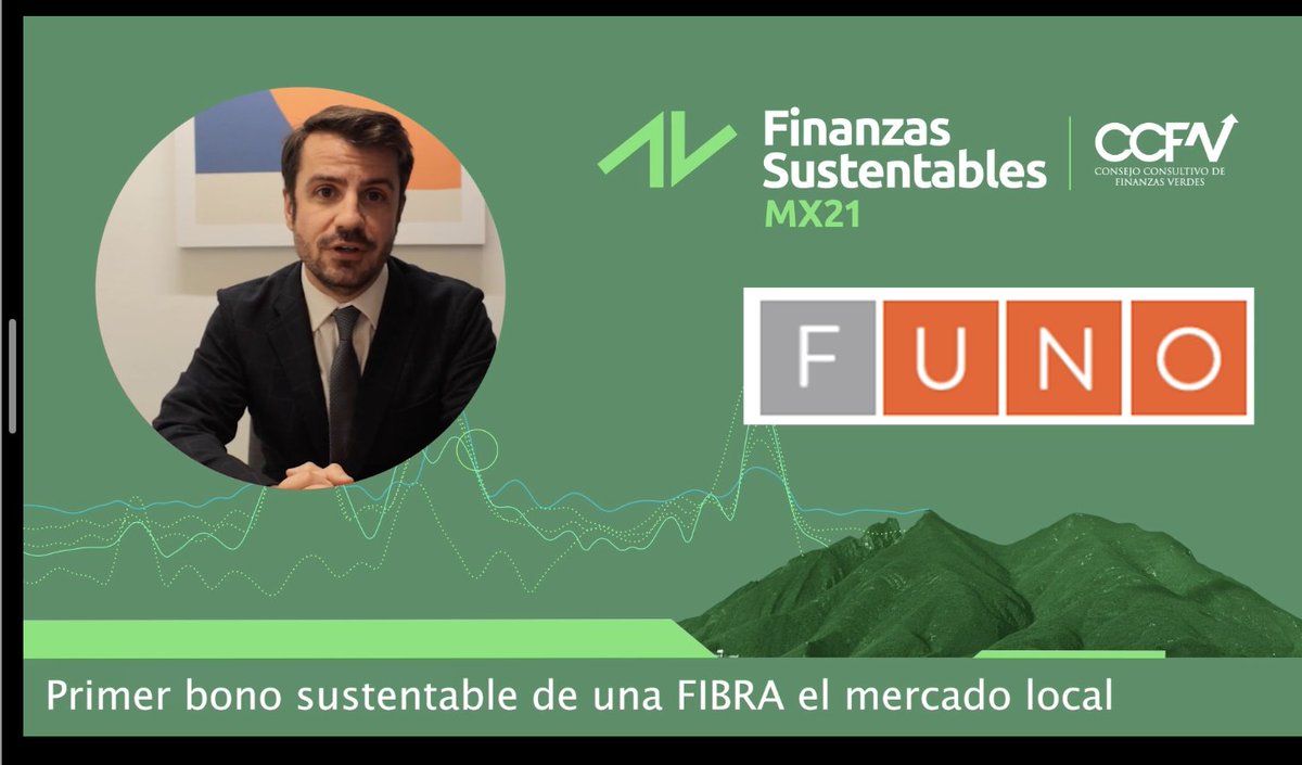 CMFSostenibles's tweet photo. @fibraunomx: Primer #bonosustentable de una Fibra 🏗en el mercado local https://t.co/M0mjo58X9U