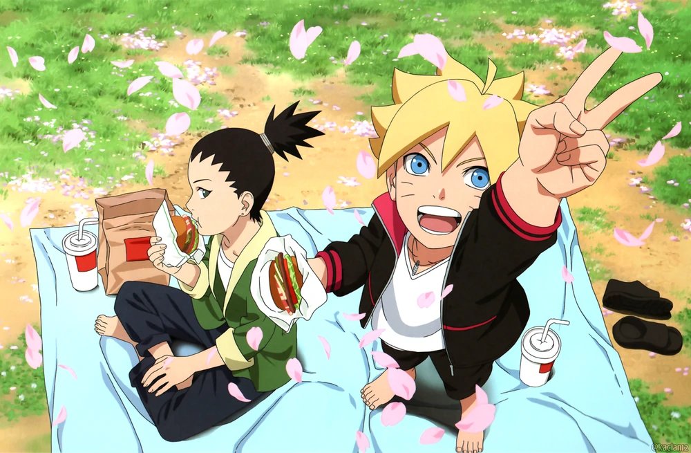 Todo dia um casal de Naruto/Boruto on X: O casal de Naruto/Boruto de hoje  é ShikaBoru (Shikadai x Boruto). Eles são um casal não canon de Boruto   / X