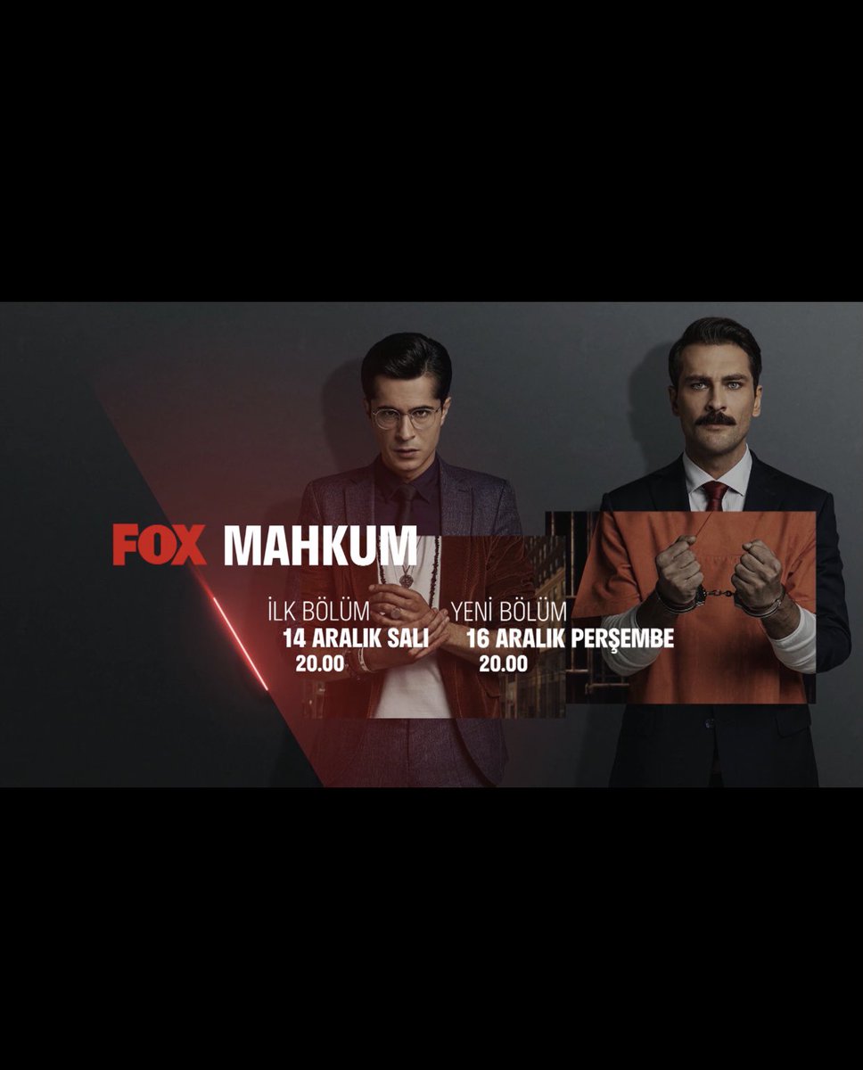 OnurT_'s tweet photo. Mahkum 14 Aralık Salı ilk bölümüyle sizlerle!! Hız kesmeden 2 gün sonra 16 Aralık Perşembe günü 2.bölümüyle Fox ekranlarında!! https://t.co/IOhrIO0o6J
