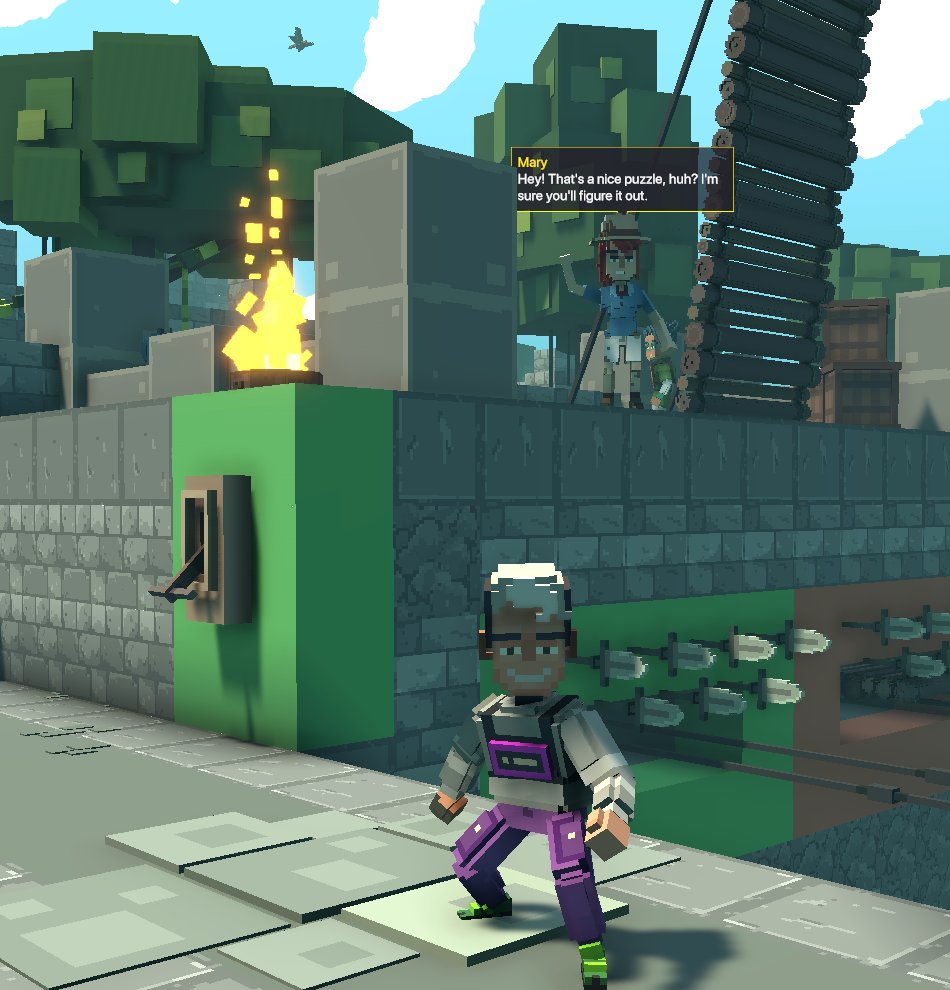 ZoraHarrison2's tweet photo. @TheSandboxGame She is here) red-haired Mary https://t.co/OQx9suXnMG