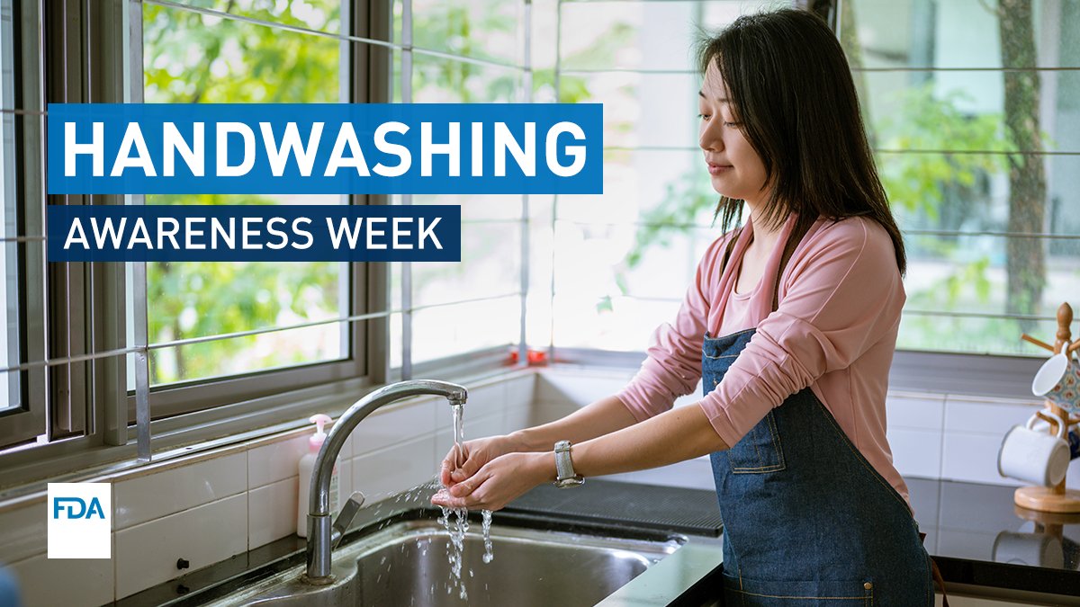 FDA_Drug_Info's tweet photo. The best way to prevent the spread of infection is by washing your hands with plain soap &amp; water for at least 20 secs ⏱️

Learn more ➡️ https://t.co/pFxGG8anB4 

#NHWAW https://t.co/72kIBJP82d
