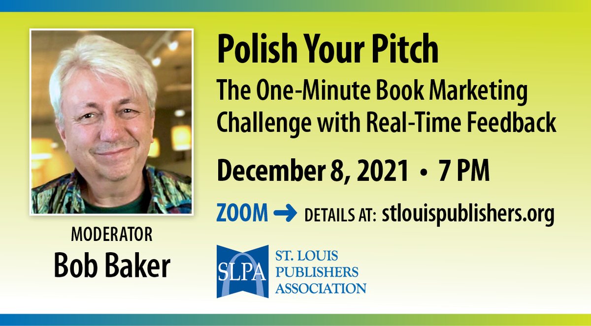 editwright's tweet image. The @STLpublishers hold this event EVERY YEAR because pitching your book is DIFFICULT!

Accept the challenge to take the hot seat &amp;amp; deliver your book pitch in under one minute; get real-time feedback from a panel of experts led by @MrBuzzFactor

Details at stlouispublishers.org