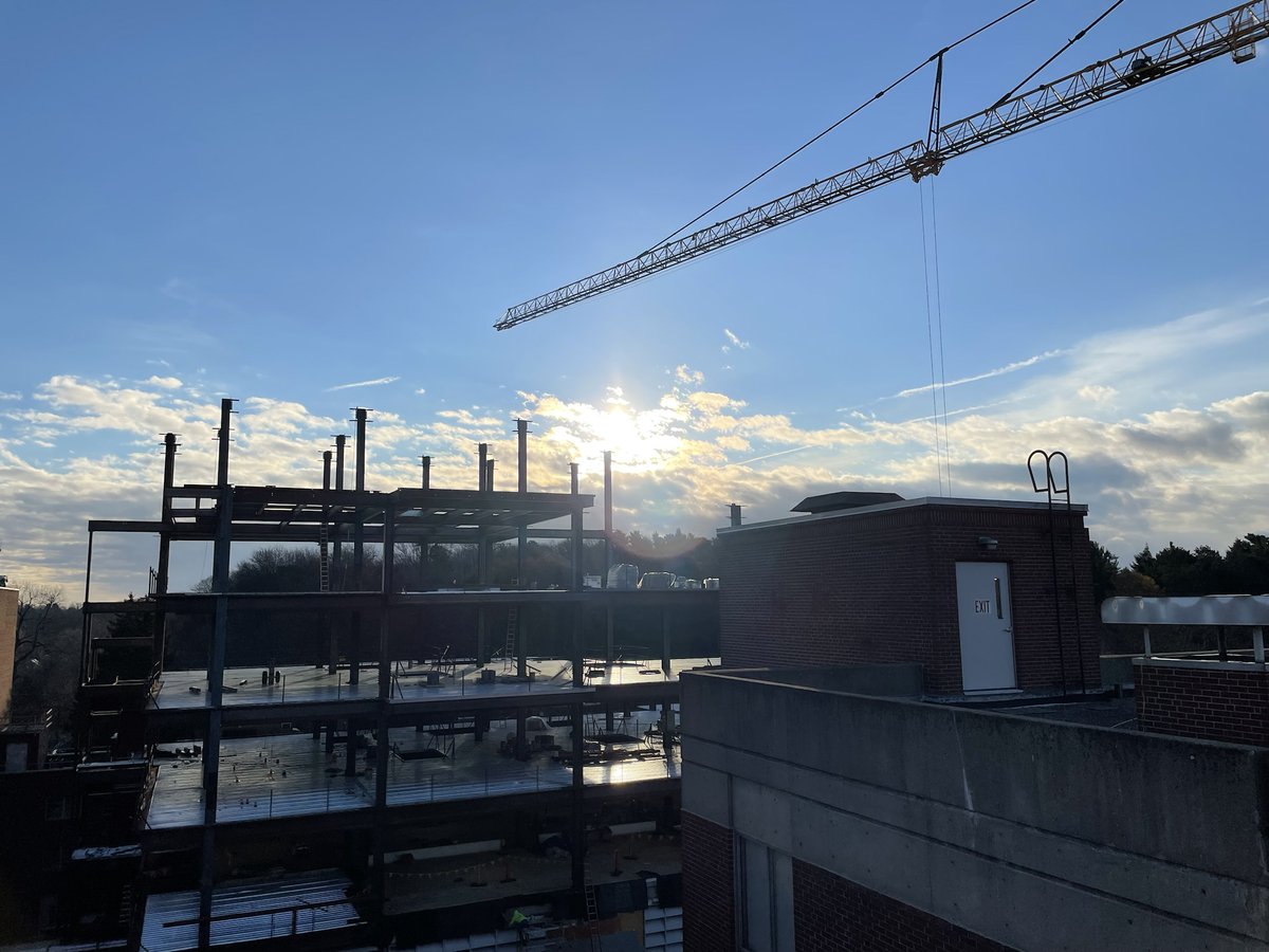 ibc_eng's tweet image. ** Project Update: Awesome pics of our Patient Bed Tower Expansion project at @HighlandHosp taken by our very own Nick Volker. Construction is moving along and the structural steel is nearing completion with only the the penthouse and roof framing needing to be erected.