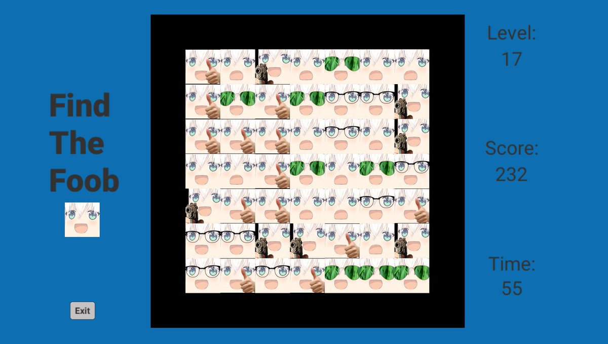 DroneMaker_'s tweet photo. I made a simple game where you find the Foob and click on it. It was fun making it. Hope you enjoy it as well!

Game is made in Unity and should work on Windows.
#すこん部  #絵フブキ
Download link: https://t.co/NfdWHOCEP8 https://t.co/L1eHZO9VRv