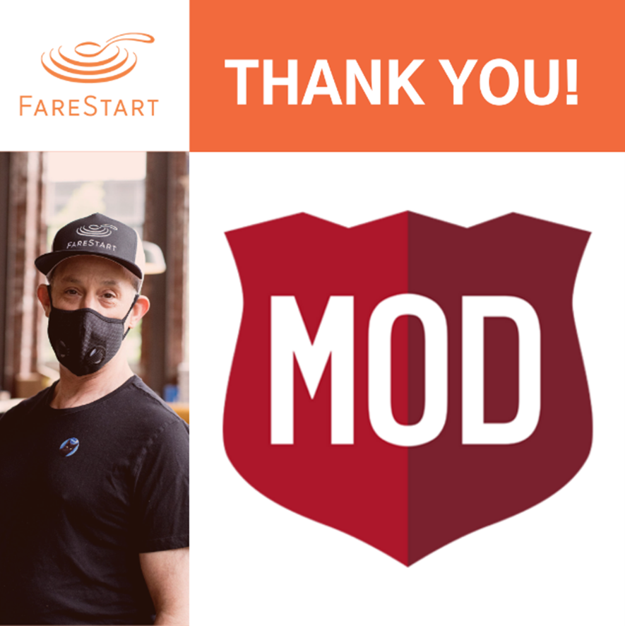 farestart's tweet photo. #ThankfulThursday | Why is @MODPizza a perfect pairing for FareStart? Because we both love pizza and economic mobility 💪 🍕! Not only does MOD Pizza fuel our mission, they also offer internships and jobs for FareStart graduates.
#MODPizza #FareStart #SpreadingMODness https://t.co/oUCMtYu27G