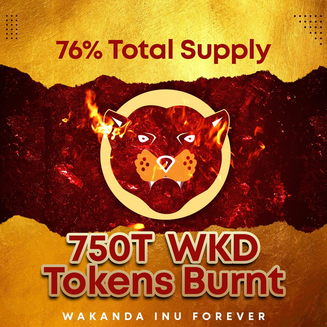 Having completed the burning of 750T $WKD out of circulation, reducing the max. Supply drastically,our community still needed clarifications on the Max and total supply of $WKD. Below is a detailed explanation of the current state of $WKD supply.👇
link.medium.com/whpcbWhdNlb

#WKD