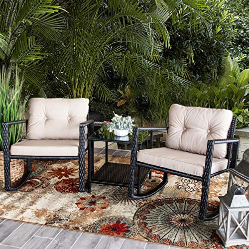 ways_our's tweet photo. Barton Patio Rocking Chair 3pcs Set Patio Wicker Rattan Bistro Furniture Outdoor Rocker Chair Cushion w/Glass Coffee Table Set

https://t.co/IT8qk4I7WD

#shop #onlineshopping #shopping #HomeDecor https://t.co/Inn5FRN7tX