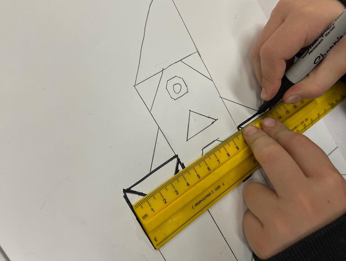 MrsQuilley's tweet photo. #grade2 and #grade3 ss were inspired by #paulklee #artwork #castleandsun to create #painting. #2dshapes #geometricshapes #oilpastels #mathandart #mathematics #math #mathematicians #art  #artandmath #elementaryteacher #elementaryart #elementarymath #wearecbe #2ndchat #3rdchat https://t.co/EhzRBDWR73
