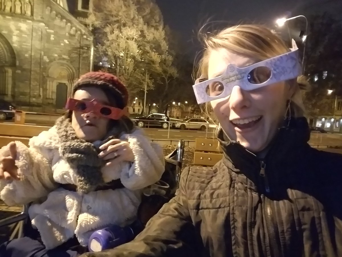 This time in 2016 I was with my good friend Leah in Prague opening for @TheTapTap and I got to introduce her to the joy of @HolidaySpecs! Best. Glasses. Ever. 🤓