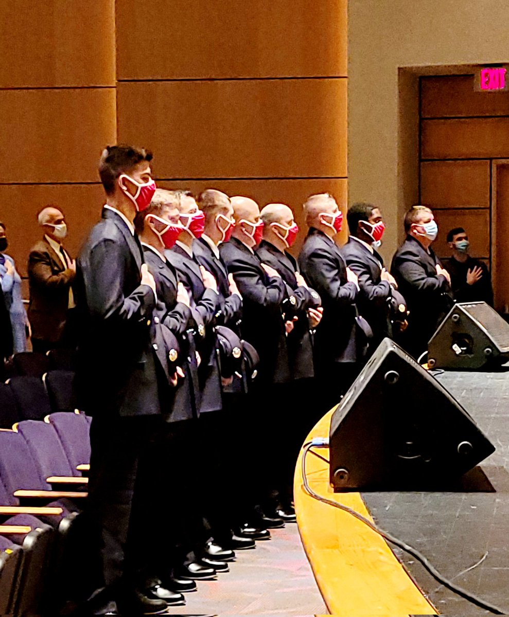 AkronFiredept's tweet photo. Graduation day for #AFDCadetClass2021. Congratulations for making it through fire academy and well wishes as you truly begin your career as Akron Firefighter/Medics. Thank you to all family, friends, and personnel who supported the cadets along the way! #AkronStrong https://t.co/2h1tSEy6qu