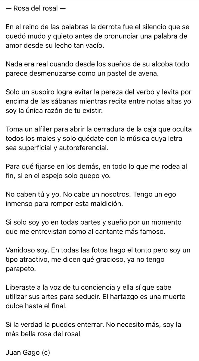 ionztomo16's tweet photo. — Rosa del rosal — 🌹
#lamasbella #vanidad #elcentrodelmundo #espejitoespejito #yoyelmundo #monologo https://t.co/YRGzc5vbRV