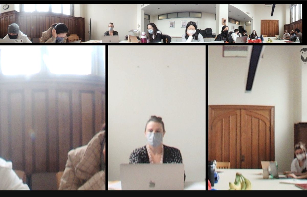 Holding my class off campus in solidarity with <a href="/SW_Columbia/">Student Workers of Columbia</a>. It's really hard to add more disruption into the lives of my students - please, <a href="/columbia/">Columbia University</a>, give grad student workers what they need!