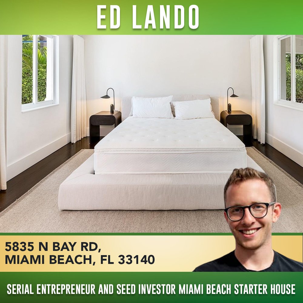 LowellVanderblt's tweet photo. #CelebrityRealEstate
Serial Entrepreneur and Seed Investor #EdLando Seeks $4 Million for Miami Beach Starter House

The four bed, four bath home was recently renovated to incorporate today’s high-end amenities, such as a chef’s kitchen with Wolf https://t.co/UDmbb7NO14