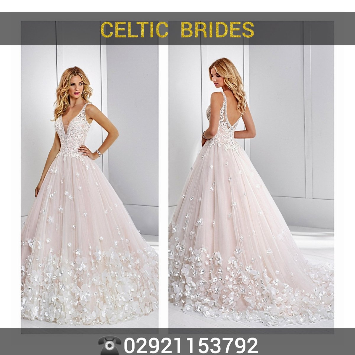 WOW ** 2 Available in stock **
Sizes UK 12 &amp; 14 Ivory #weddingdress

It's our #birthday FANTASTIC discount on both in-stock dresses

☎️ 02921153792 for full details 👇
<a href="/Celtic_Brides/">Celtic Brides</a> located <a href="/Capitol_Cardiff/">The Capitol</a> 
#wedding #beautiful