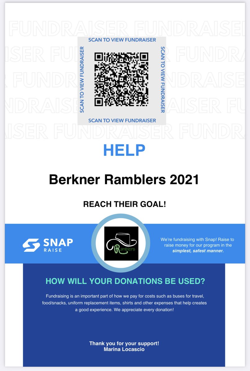Ramblers are SO close to our fundraising goal with only two days left to go! Would you help us out?