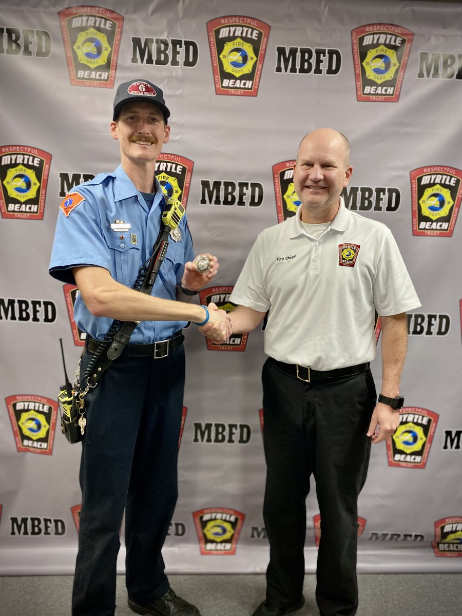 MyrtleBeachFire's tweet photo. Check out Master Firefighter Ryan Murphy’s promotional badge pinning ceremony with his wife Tori and future son!!!! Congrats and well deserved!!!
#earnit #promotion #firefighter #futurefather #itsaboy https://t.co/1PrP63H9ul