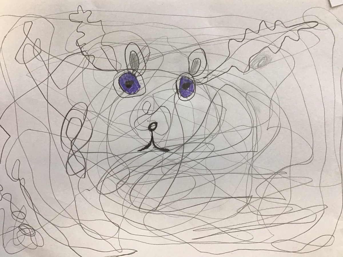 BeechTroon's tweet photo. We loved Wonky Donkey’s big surprise read by @KatzCowley and the ‘eyes closed’ draw-along🙈 @scholasticuk  🦌 https://t.co/SZY68J54Ql