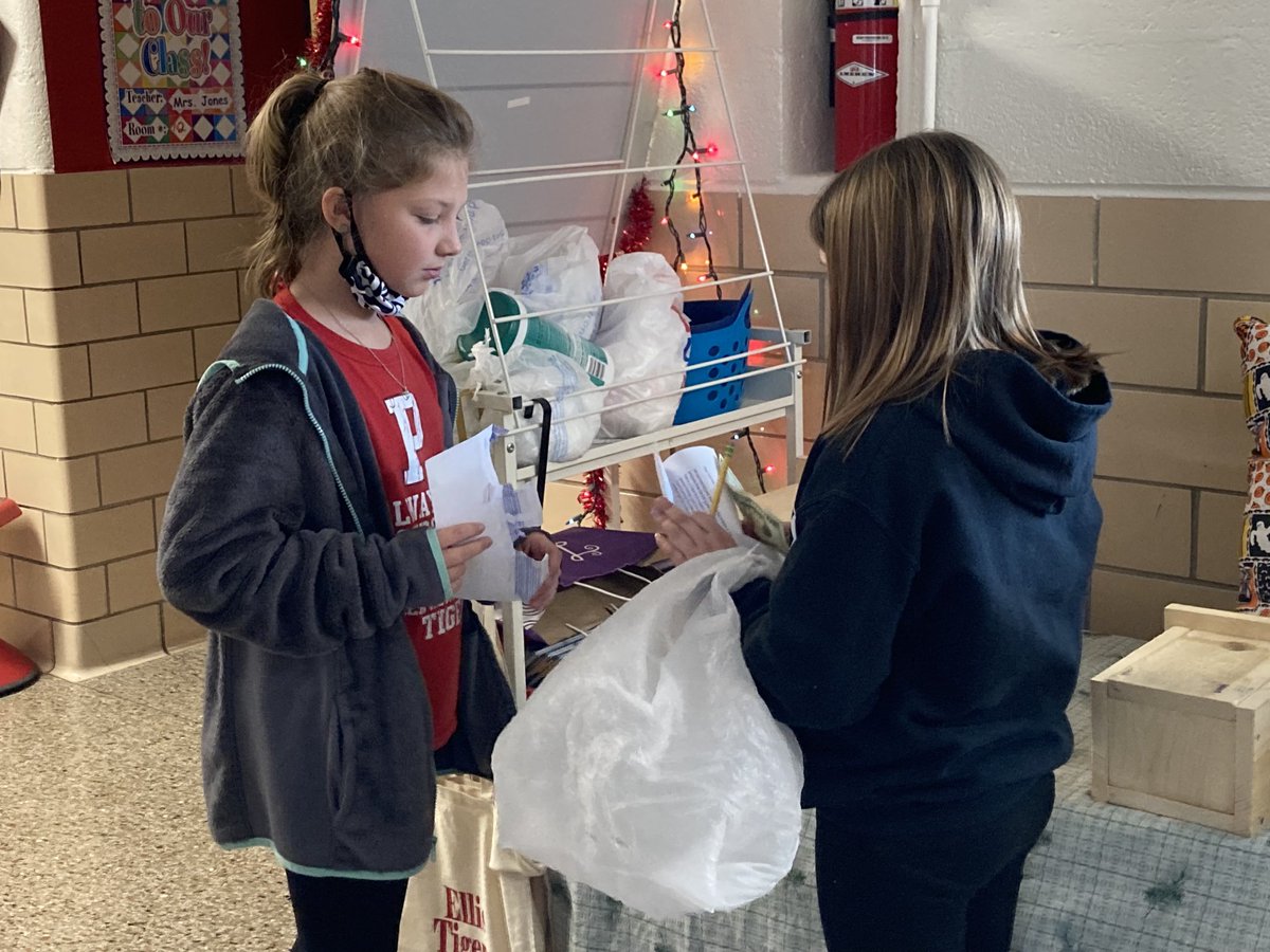 Shopping for Christmas today! Thank you 5th grade students and teachers!