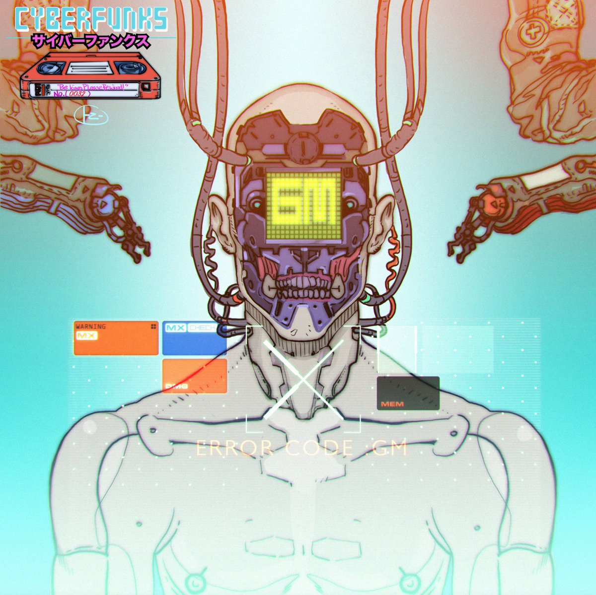 JPEGreg's tweet photo. @tonikorostudios In a space saturated with low effort, soulless code; you my fren, are the antithesis. Honored to hold the genesis of the funks series and excited to see what else you got up your sleeves! #LFG @tonikorostudios #CyberFunks🚀 https://t.co/YHystM6wlq