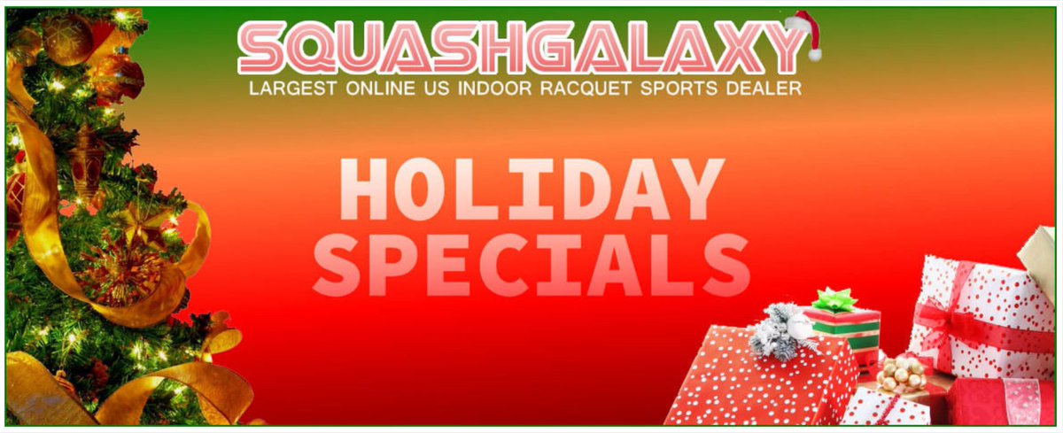 SquashGalaxy's tweet photo. Holiday Sale! 🎉 Check out all the specials we have, just in time for the holidays! 💸 🎁 🔥

→ https://t.co/NqwtOofpoW (Link in Profile) https://t.co/ph7qYLzBYF