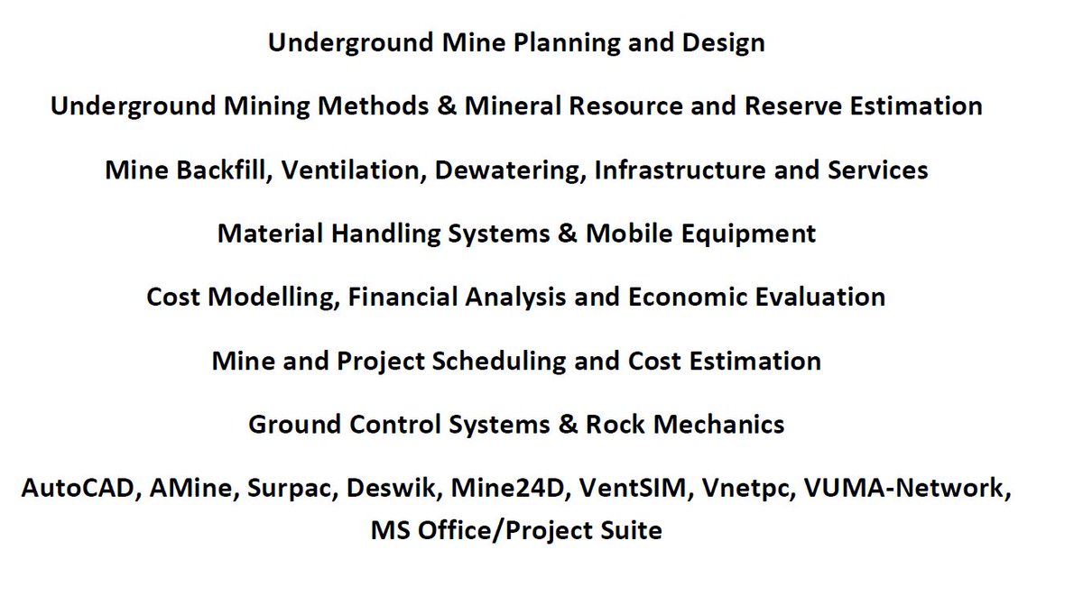 FrancineLong53's tweet image. want to see what a 30+ year mining engineer high-level skillset looks like #miningengineers #miningindustry #canadamining