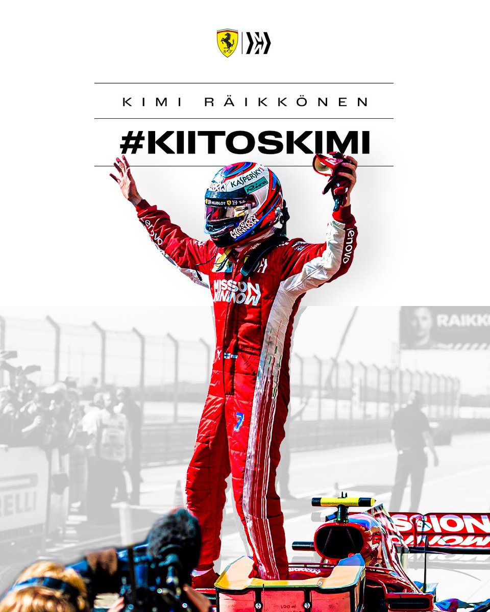 racing_apollo's tweet photo. The career of 2007 WDC Kimi Räikkönen is coming to a close. @ScuderiaFerrari is holding #KimiDay today to celebrate #Kimi7 time with them on all their channels. 

#essereFerrari    #KiitosKimi https://t.co/lcikUSfUmx