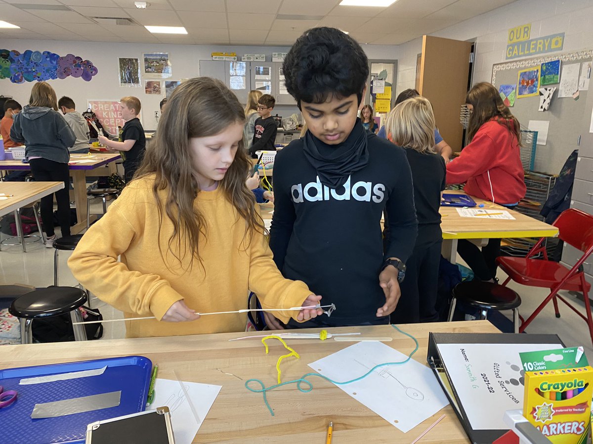 kunkelteaches's tweet photo. Working hard to build teamwork and engineering skills! Proud of their persistance! @WestClerGifted #wcgifted @CloughPikeElem https://t.co/JEqUW7i8Fr