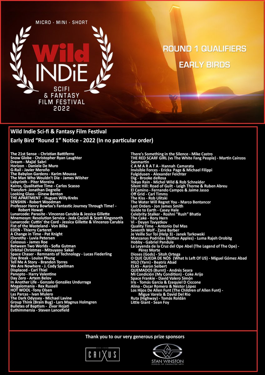 Wild Indie Sci-Fi & Fantasy Film Festival tweet media