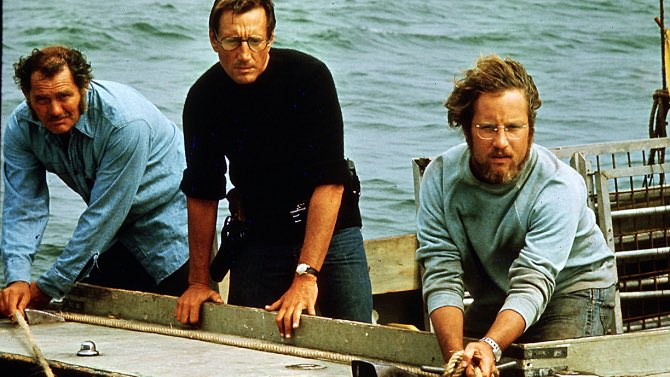 Alvaldi3's tweet photo. the chuckle sandwich lads look like the lads from jaws https://t.co/ZgSqUfb5mh