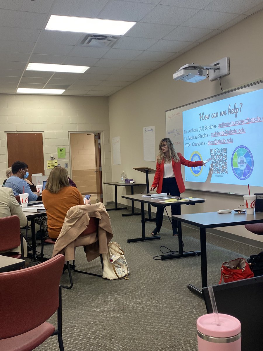 Enjoyed a great training today from <a href="/mjshields/">Dr. Melissa Shields, NBCT</a> and <a href="/AnthonyJBuckner/">AJ Buckner</a> on the new #ATOP tool. Excited for the potential of our professional growth in Alabama 👏🏼👏🏼  #ALEducators