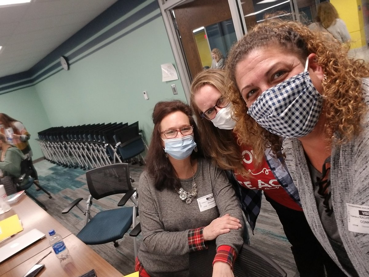 connett345's tweet photo. Training with these two ladies and how best to support and teach their students. Great first day! @SeamanSchools https://t.co/us858cJv0T