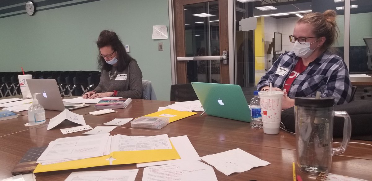 connett345's tweet photo. Training with these two ladies and how best to support and teach their students. Great first day! @SeamanSchools https://t.co/us858cJv0T
