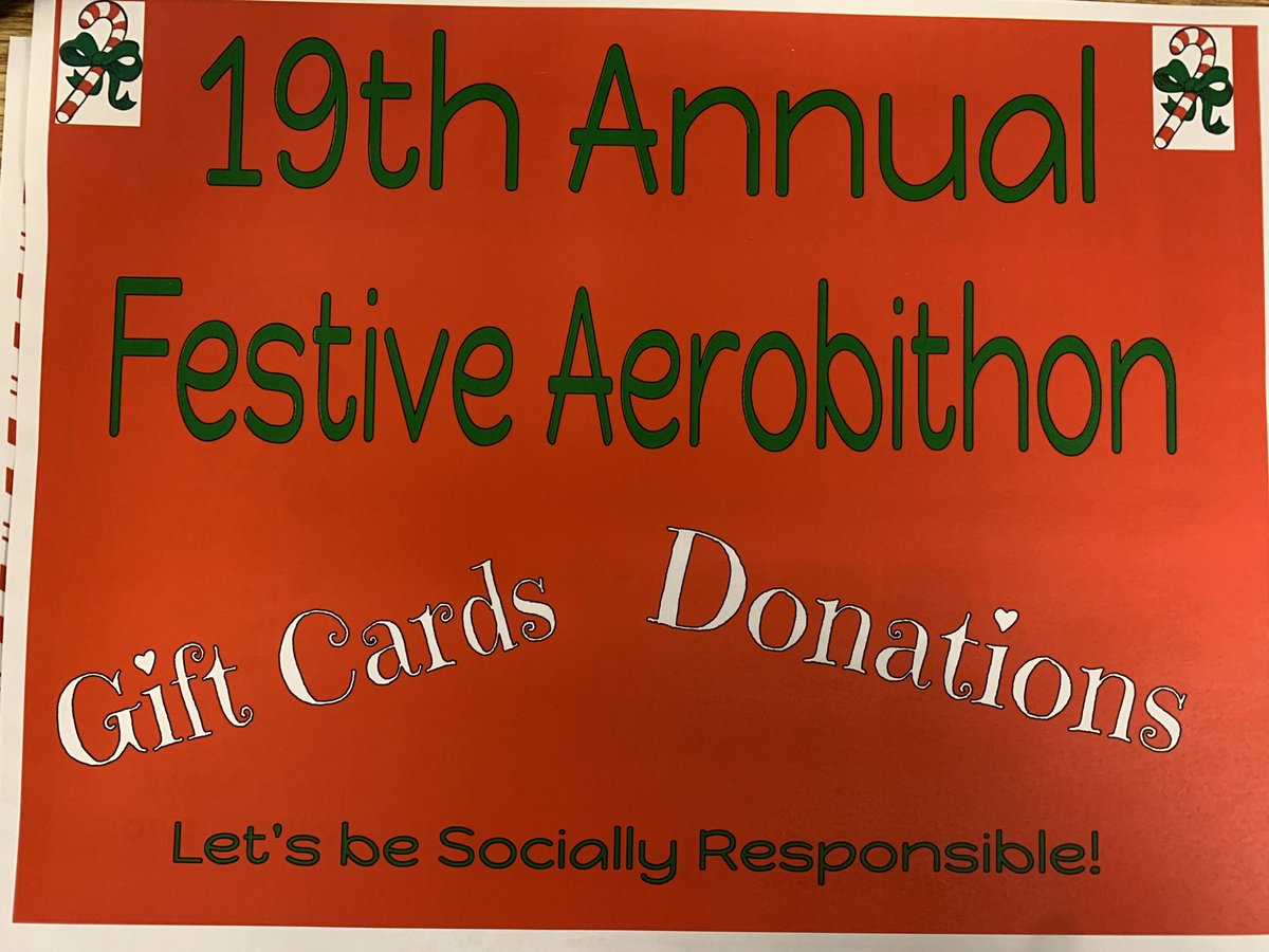 dpapalia2's tweet photo. Hey @clewrdsb Dolphins! The Festive Aerobithon is tomorrow! Don’t forget to dress in ❤️ and 💚! Please consider donating on School Day or sending in a gift card! #makingadifference #wrdsb https://t.co/hvDWROEdTC