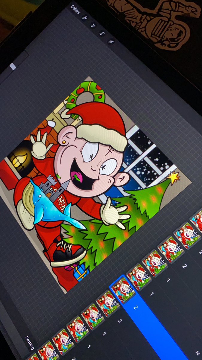 DIAPERDASHERZ's tweet photo. Doing the final touches of this baby tonight! Getting in the Christmas spirit! 
Dropping tomorrow!! 🤙🍼🎄🎅
#NFTs #NFT #PolygonNFTs #NFTCommunity #opensea https://t.co/FiHgPseVzk