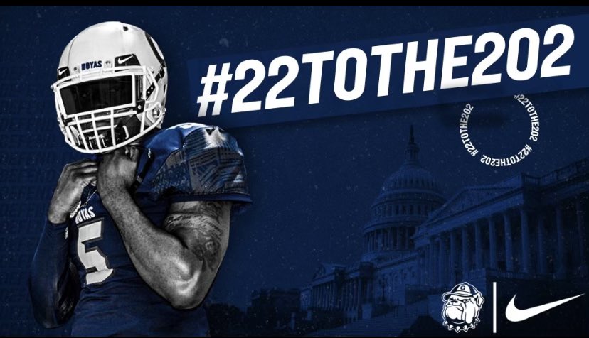 AidanPalmer18's tweet photo. After an amazing phone call with @CoachTreyHen I am blessed to have received an offer from the renowned Georgetown University @HoyasFB https://t.co/FgO119tyYi