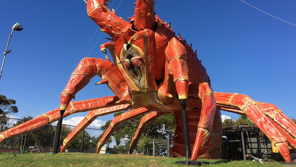 In more proof that seafood trumps meat in food trends these days, Larry the #BigLobster just beat Rambo the #BigMerino in a poll of Australia's beloved #BigThings carried out by ABC Rural's <a href="/Warwick_Long/">Warwick Long</a>. To see #LarrytheLobster visit Kingston, South Australia. #bigthings #travel