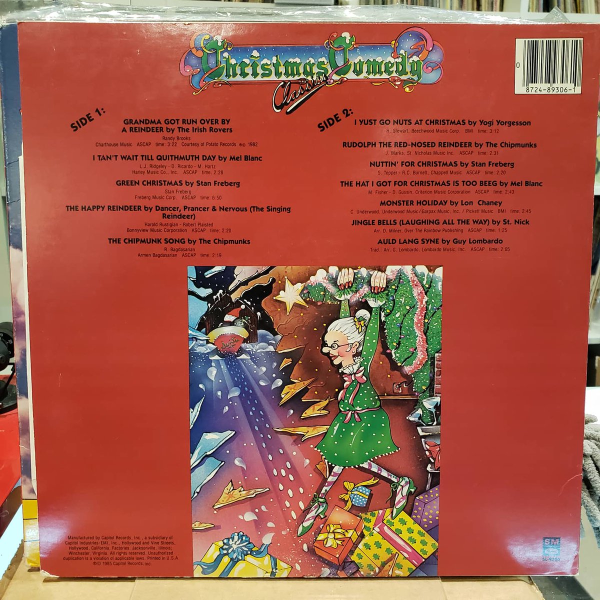 spincoffeevinyl's tweet photo. Various – Christmas Comedy Classics
Holiday, 1985
Unknown Artist 
.
.
.
#holidayvinyl #christmasvinyl #vinyloftheday #albumoftheday #albumart #vinylrecords #vinylcommunity #vinyl #merrychristmas https://t.co/LbV6JRkgw6