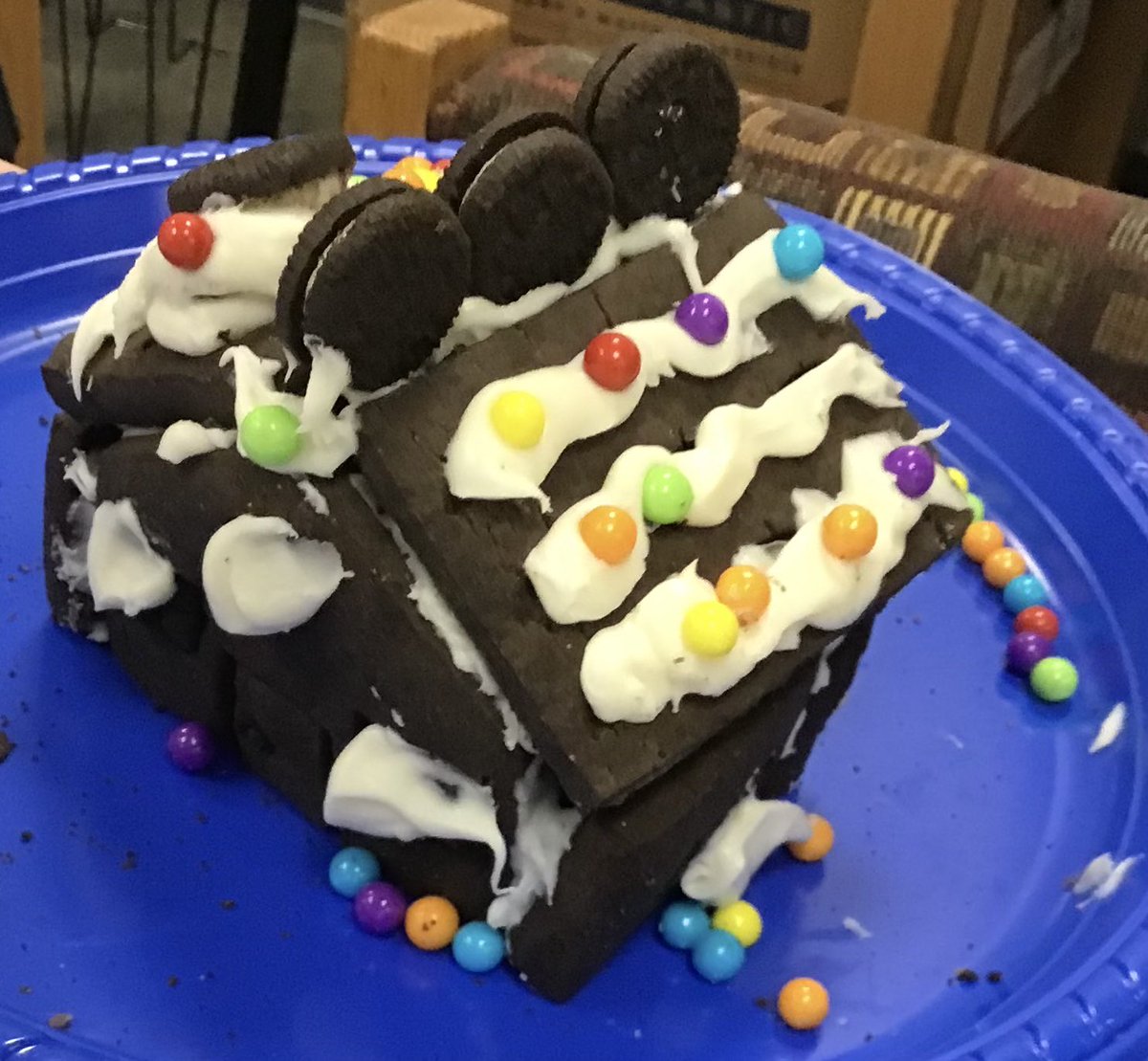 bowiemslibrary's tweet photo. We finished our  book #DarkDeep and to celebrate made DarkDeep houses @IrvingLibraries https://t.co/7DxAJIHFPa