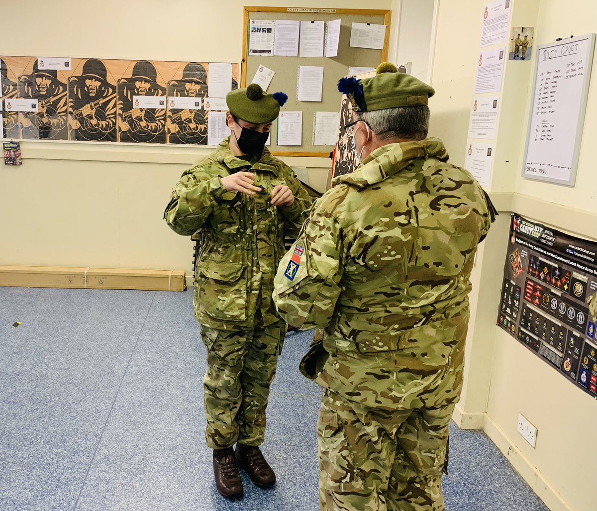 After a successful AIC a well deserved promotion took place tonight at the detachment presented by our Company Commander, Major Mclean. Congratulations to SI Lani Jones 👏🏼
