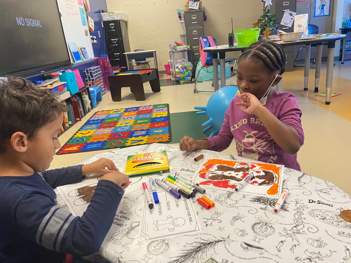 SpookTacoma's tweet photo. So much fun happening bearded dragon visits, ornament making and practicing our math skills!! #ccpsone #enonrocks https://t.co/gXJ3SqCJ5V