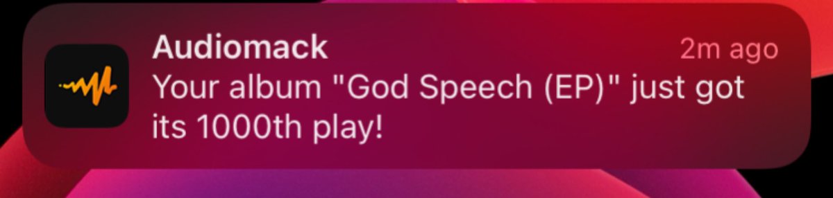 Rey_Morado's tweet photo. 1k in 1 day @JAVIONBISHOP ๐ฅถ @audiomack
https://t.co/od67Evv7qL
#GodSpeech #Trending ๐ซ https://t.co/nBYsGldpjH