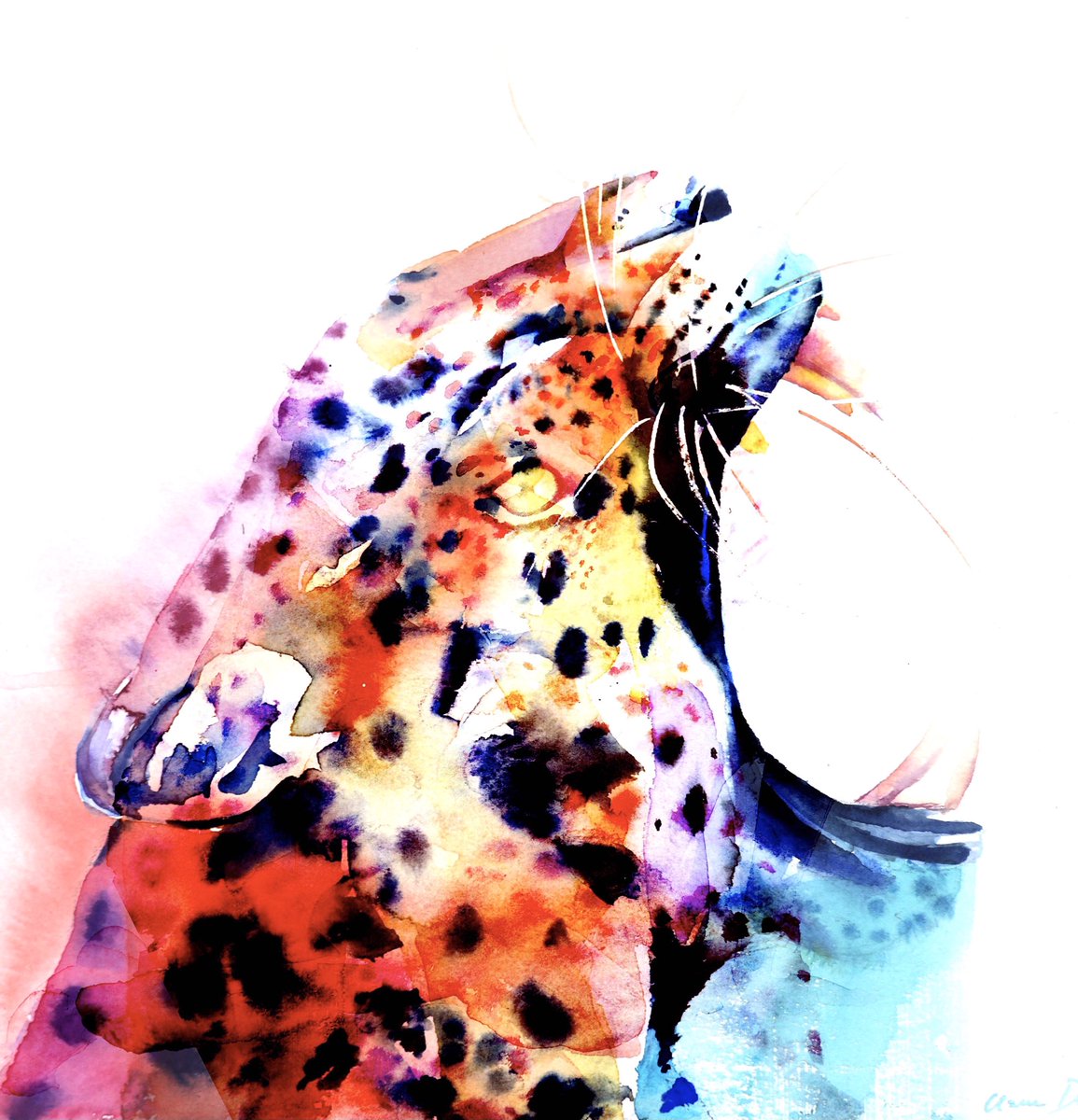 AimeeDelValle_'s tweet photo. Guess what I was feeling when I painted this painting? Yup, I was RAGING! That all consuming, intense, talking to yourself, bringing up aaaalll the demons RAGE! Mash up of watercolour + digital. #mashme #mashup #digitalart #nftart #nft #art #watercolour https://t.co/FTZ6Yj1zaW