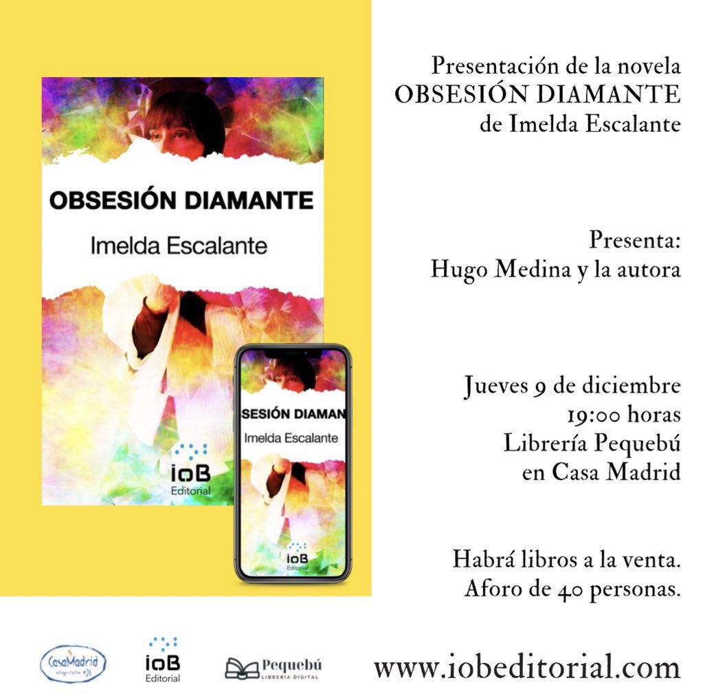 Preparándonos para la presentación del jueves. Les esperamos en Casa Madrid a las 19 hrs 📖💎📖