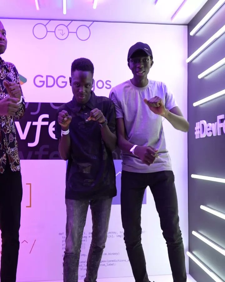 ayomideonibokun's tweet image. Recap at #devfestlagos2021 

Got to finally meet @auwalms @aniediudo 😎😎