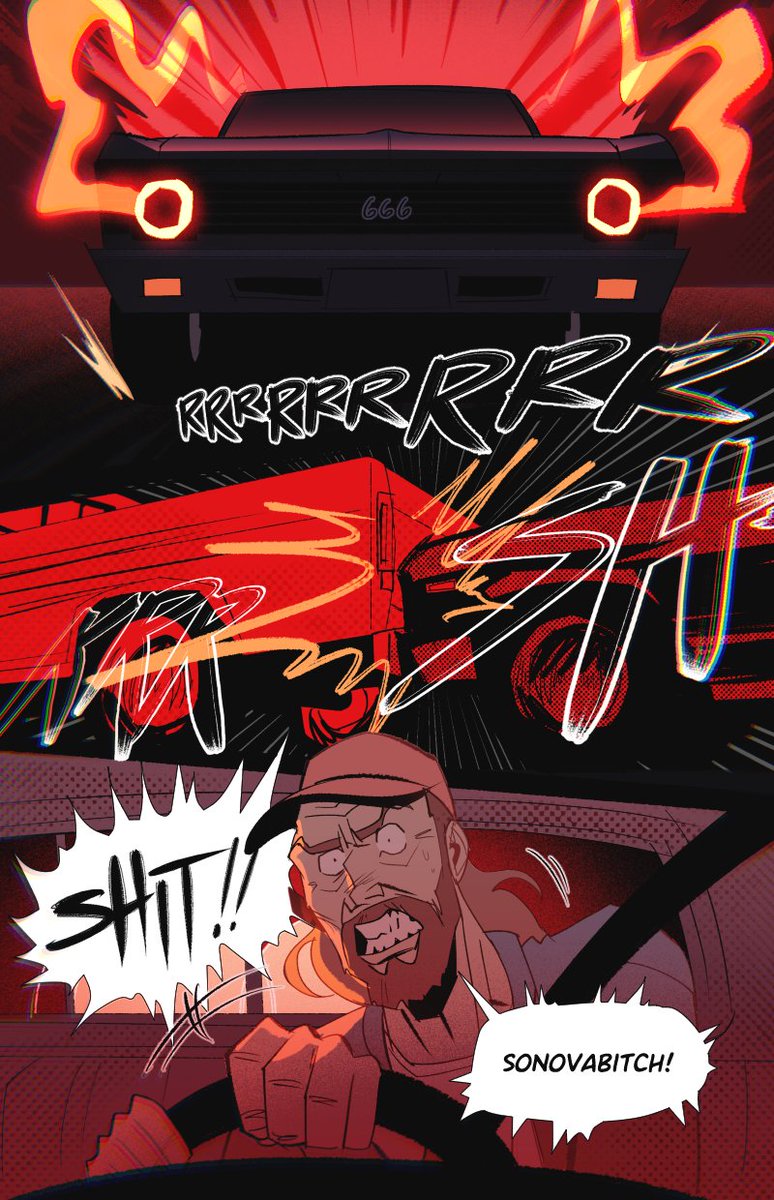 RIDEorDIEcomic's tweet photo. RIDE OR DIE is an ongoing Black LGBT webcomic about Lucky and Vick who find a demonic car and join a street racing tournament to track down Lucky's missing mother!

 Updates on the 13th and 27th!

🔥https://t.co/pbJndqfaL7 
👕https://t.co/KueLtGKRP2
🔞https://t.co/I7jympPkEH https://t.co/LsVD0mSytc
