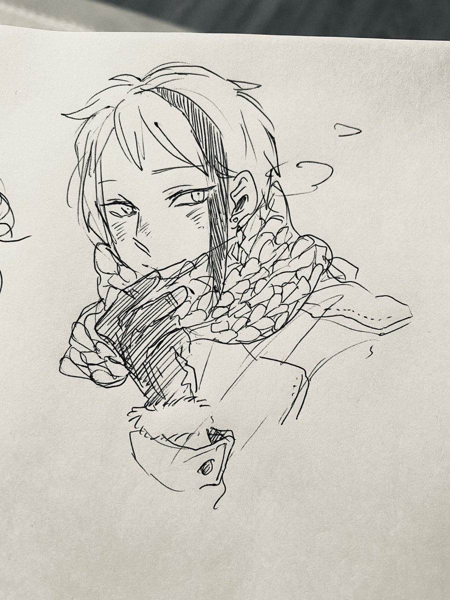 朝の一発描き
冬ジェ 
